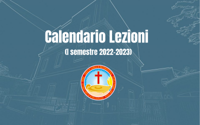 Calendario Lezioni 1°semestre 2022-2023