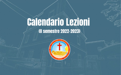 Lezioni Secondo Semestre II 2022-2023